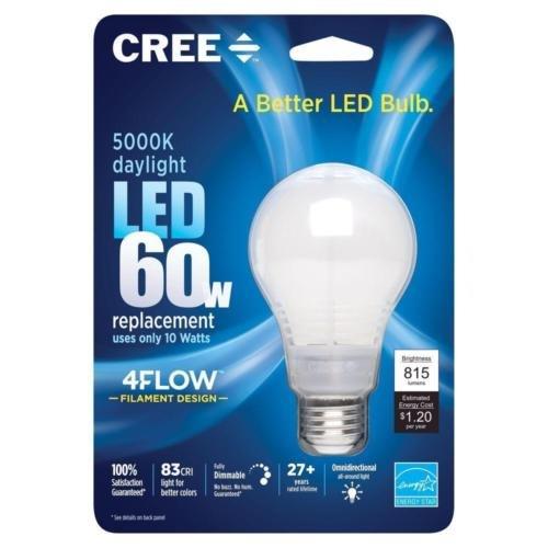 Cree 11w (60w Equivalent) LED 5000K Daylight Dimmable