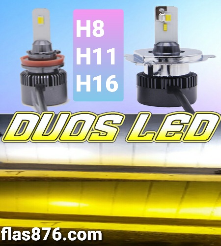 H8 H11 H16 DuoS Strobe LED Kit