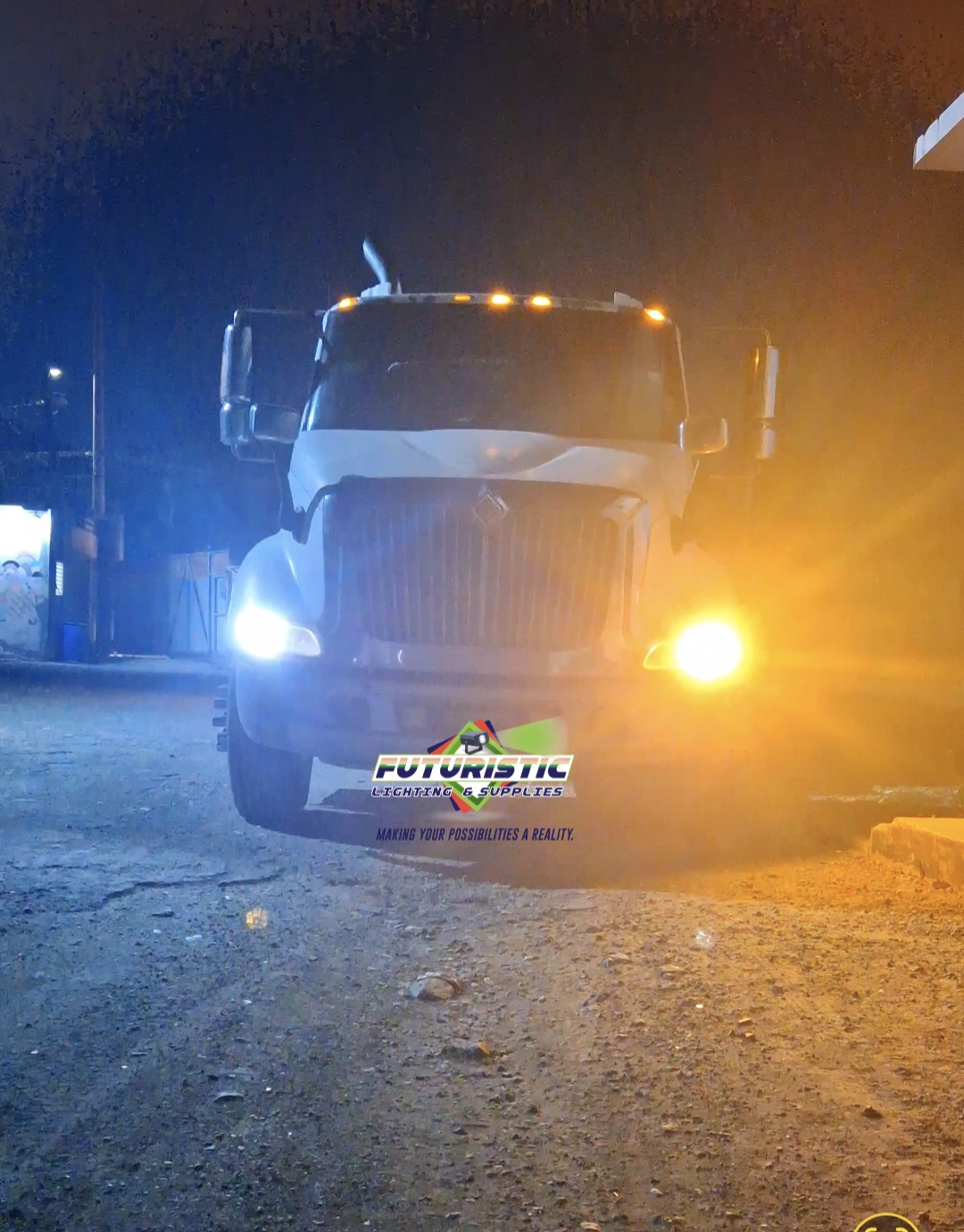 Demonstration of switchback led installed in truck