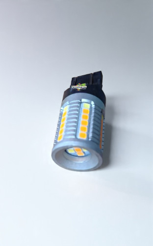 T20 7443 Amber and White Switchback LED Top View